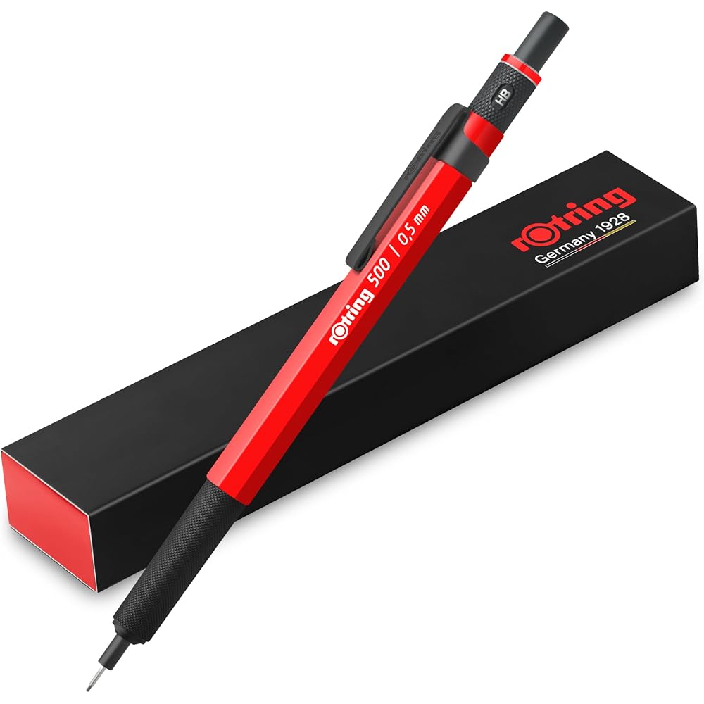 Rotring 500 Mechanical Pencil 0.5mm Shine Red 2218726