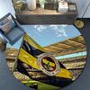 Fenerbahce Players Pattern Round rug,Carpet Rug for Living Room Bedroom Playroom ,Non-slip Floor Mat,Holiday Gifts and Birthday Gifts.