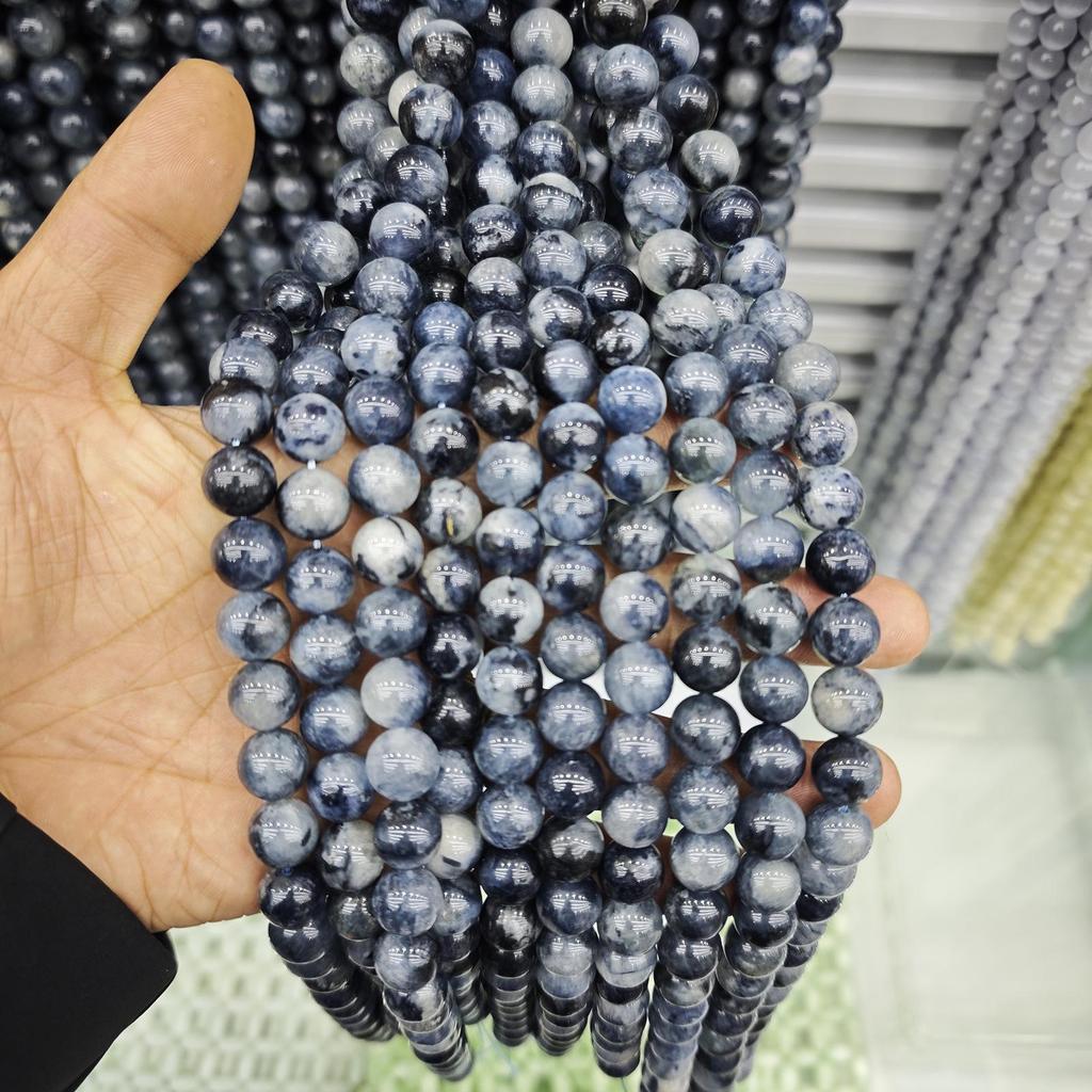 Blue Series Aquamarine & Blue Lace Agate Natural Stone Beads for DIY Jewelry