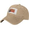 We Are Not Ok Distressed Flag Baseball Cap Washed Cotton Dad Hat Sun Protection Adjustable