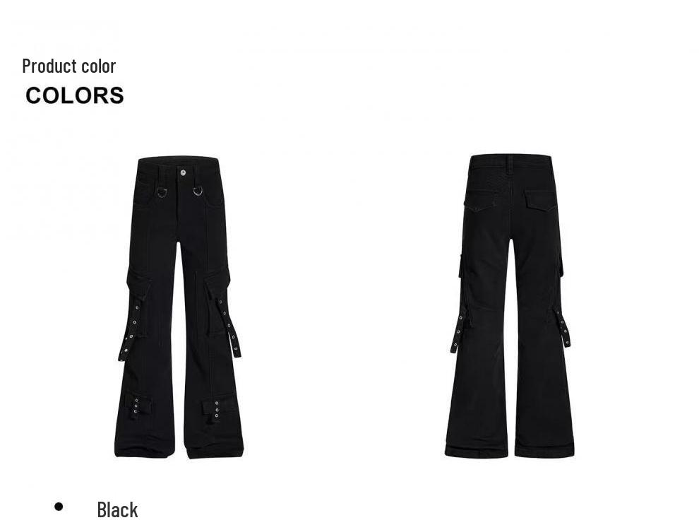 Jeans Versatili Stile Harajuku Giapponese - Pantaloni Lunghi alla Moda, Artistici, Unisex