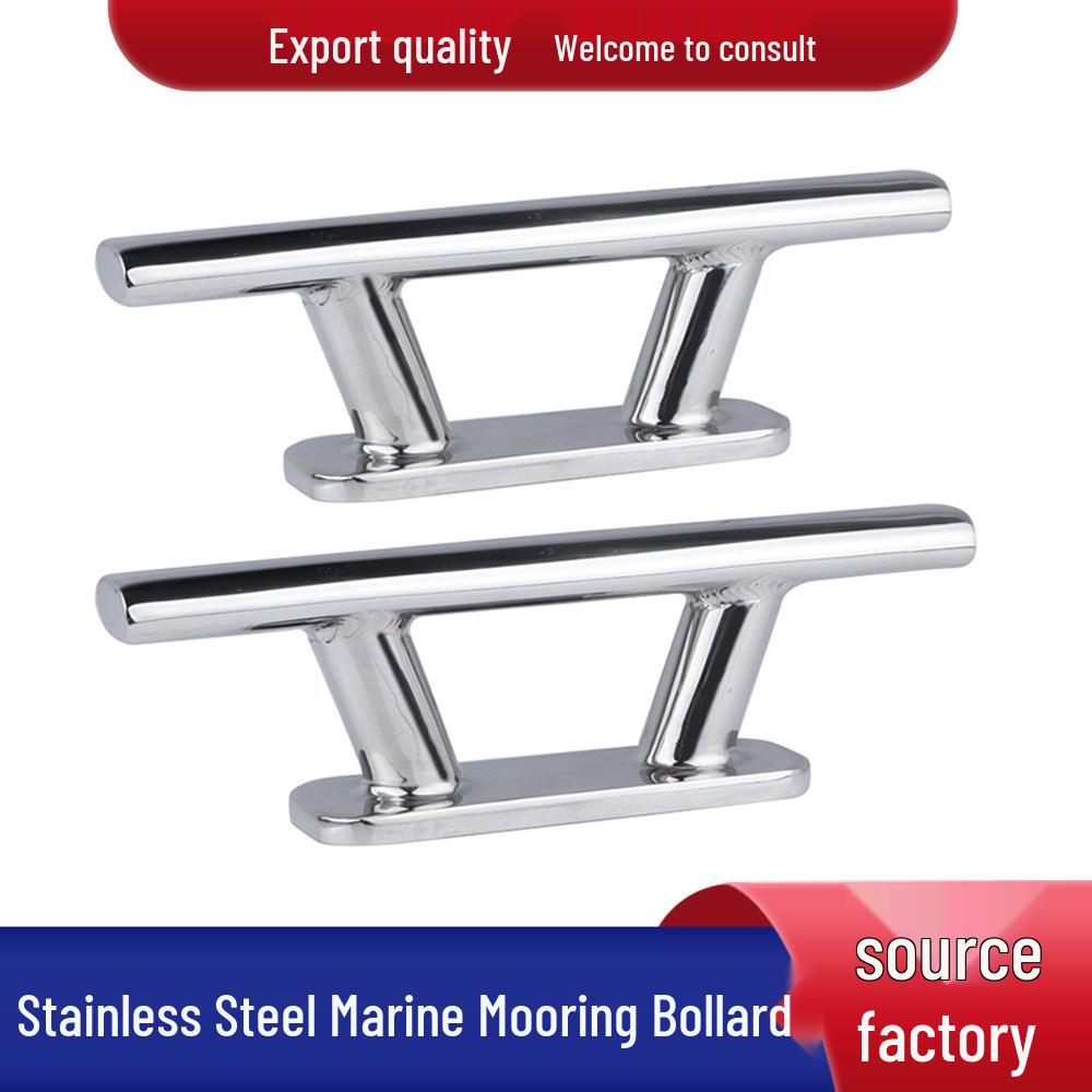 

Marine Cleat Hardware: Stainless Steel 316 Rope Socket & Bollard for Speedboats and Yachts 6 inch