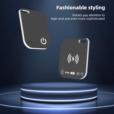 Wireless Charging Item Card Finder IPX68 Waterproof Works for Apple Find My Wallet Anti-loss Card for Effortless Wallet Tracking