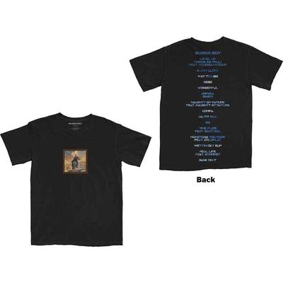 Burna Boy Unisex T-Shirt: Albumtitel (Zurück drucken) (Mittel)
