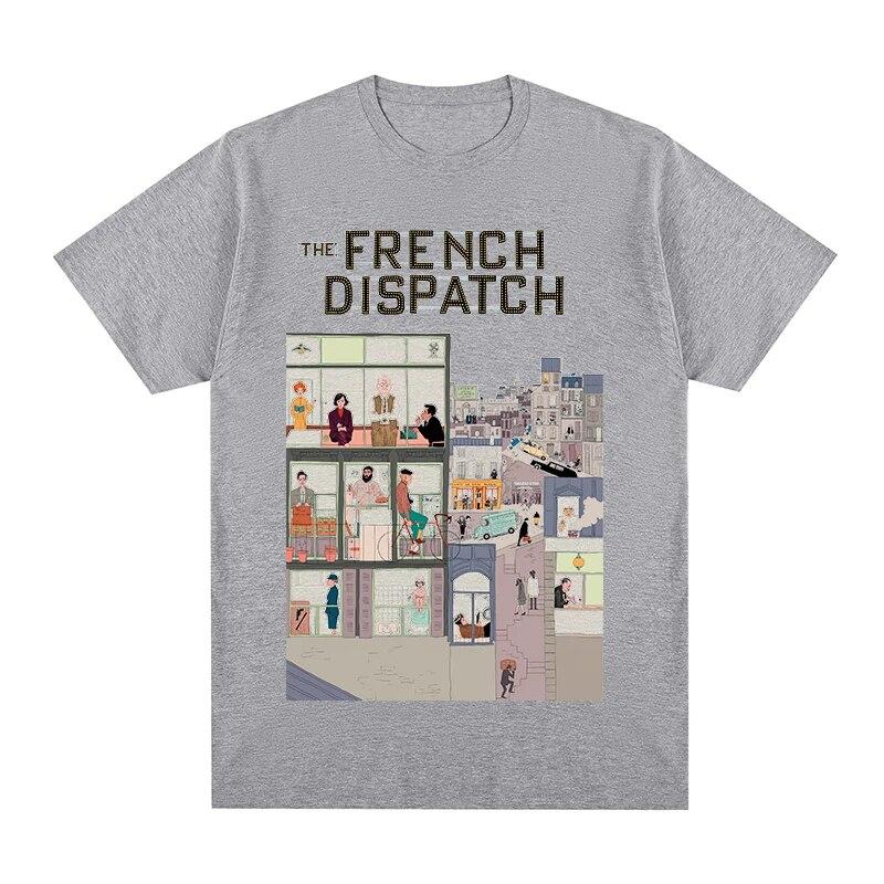 

Футболка с французским отправлением Тимоти Шаламе, хлопковая футболка унисекс с Уэсом Андерсоном, новая футболка, женские топы унисекс L