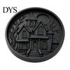 Easy Craft for Beginners Halloween Stepping Stone Mold, Reusable Plastic Molds, DIY Cement Sunflower Garden Path Maker Mold Patio Lawn & Backyard