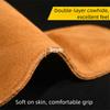 Double Leather Gym Gloves Cowhide Workout Gloves Protection Deadlift Belt  Gym Training