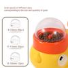 1 Pcs Little Yellow Duck Pet Feeder Interactive Training Device For Cats And Dogs Food Dispensing By Pressing Automatic Feeder