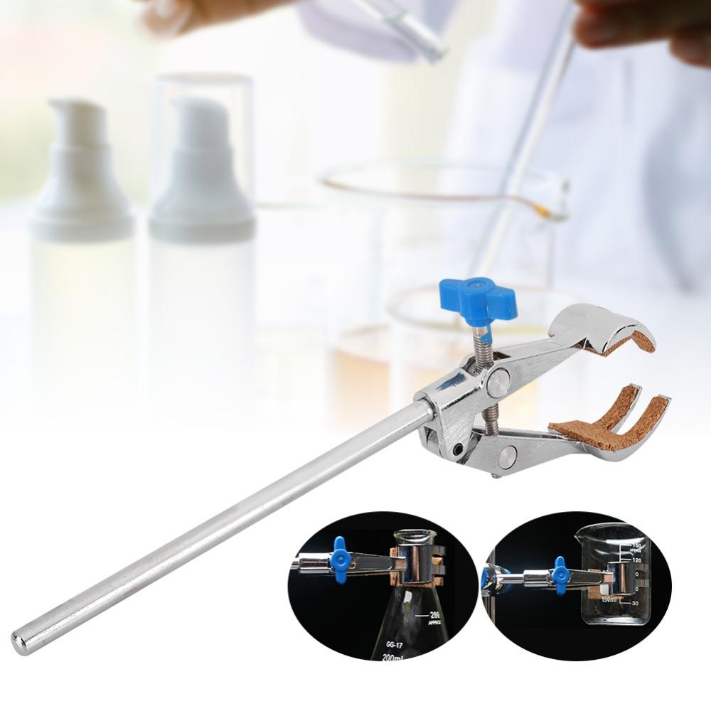 Anti Slip Pad Lab Flask Clamp Zinc Alloy Beaker Holder Condenser Clamp Lab Testing