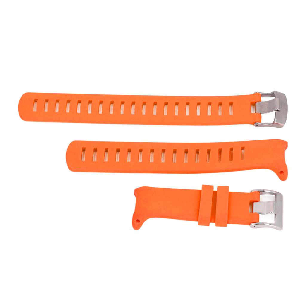 Uhrenarmband Ersatz für Suunto D4 D4i Novo Verstellbares Weiches Silikon Edelstahlverschluss Armband mit Entfernung