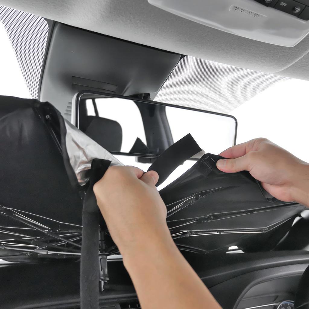 BONFORM Easy Shade II 1300 x Guarda-Sol em Forma de Guarda-Chuva, Pequeno, Tamanho 650mm, Cor Prata, 7608-02SI