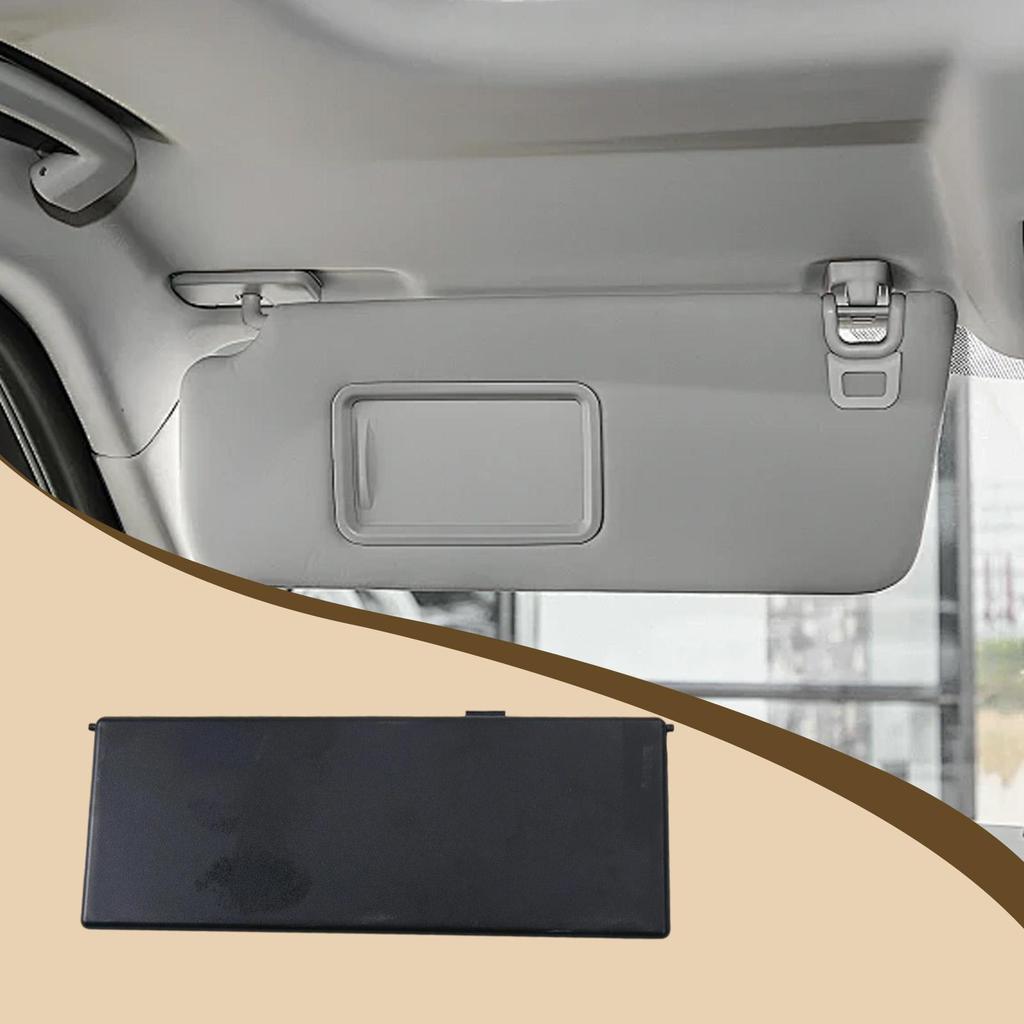 PC ABS Plastic Sunvisor Vanity Mirror Cover Protector Easy Install Auto Accessory for Volvo V40 2013-2018 S60