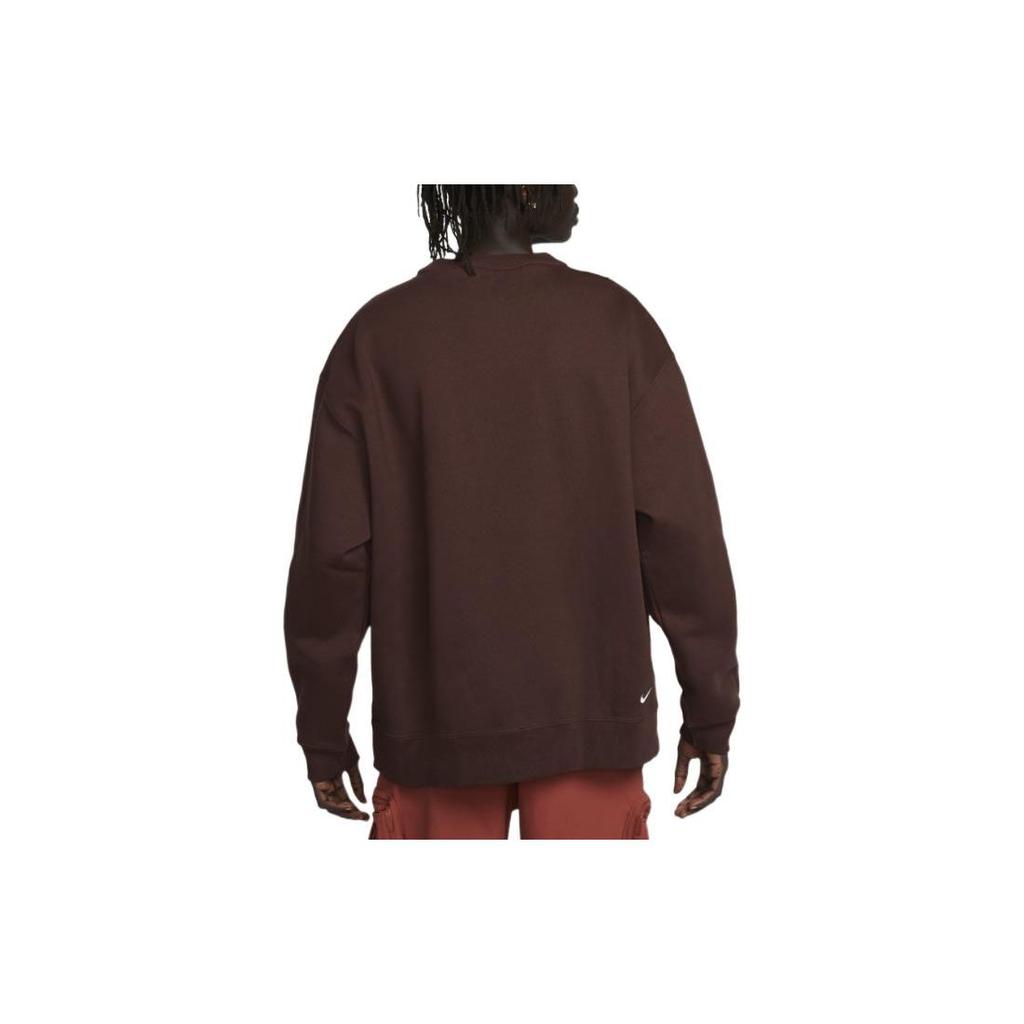 Nike Therma-Fit Sweatshirt mit Rundhalsausschnitt und gesticktem Logo Unisex Oberteile Erdfarben DX9612-227