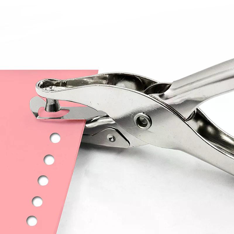 Perforatrice a foro singolo in metallo con diametro dei pori da 3 mm/6 mm, pinza per punzoni per carta a mano, scrapbooking
