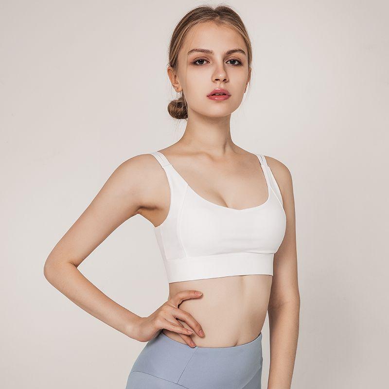 Original High-Strength Yoga Vest for Women Backless Bra Shock Absorption Push-up Running Fitness Bubble Wrap Exercise Intimates Outwear