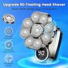 9D Head Shaver For Bald Men Electric Shavers Rechargeable Head Razor Ipx7 Waterproof Rotary Shaver With Led Display Men Gift