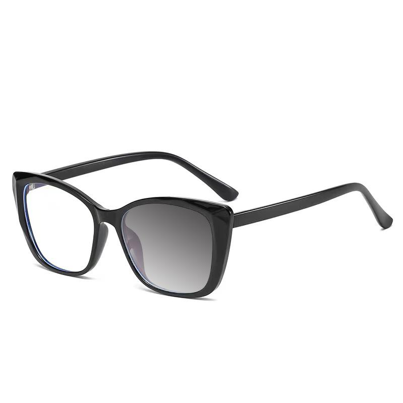 New Vintage Gradient Eyeglasses Anti Blue Light Myopia Transparent Cat Eye Glasses Frame Fashion Unique