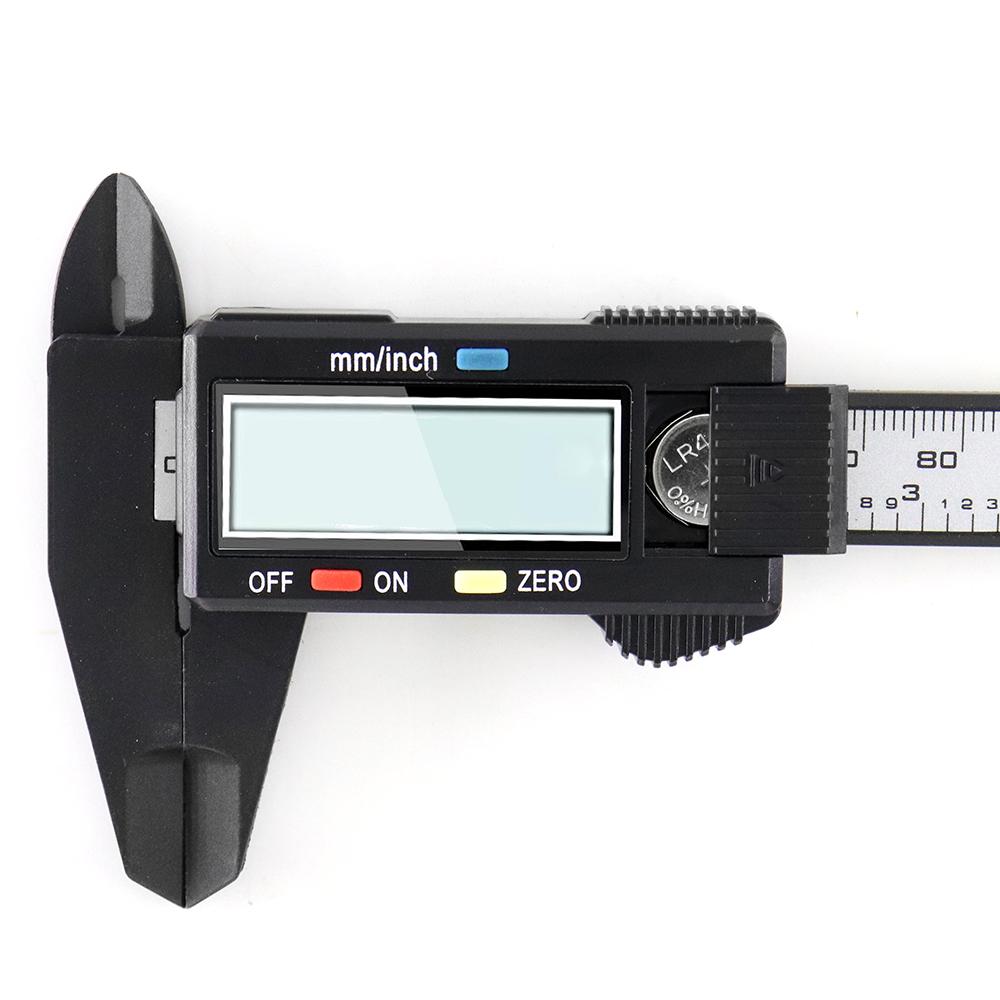 0-150mm Vernier Caliper Stainless Steel/Plastic LCD Digital Caliper 6 Inch Instrument Depth Measuring Tools