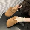 French Retro Soft-soled Bag Head Half Slippers for Women's Outer Wear 2025 Autumn New One-pedal Thick-soled Boken Half Slippers