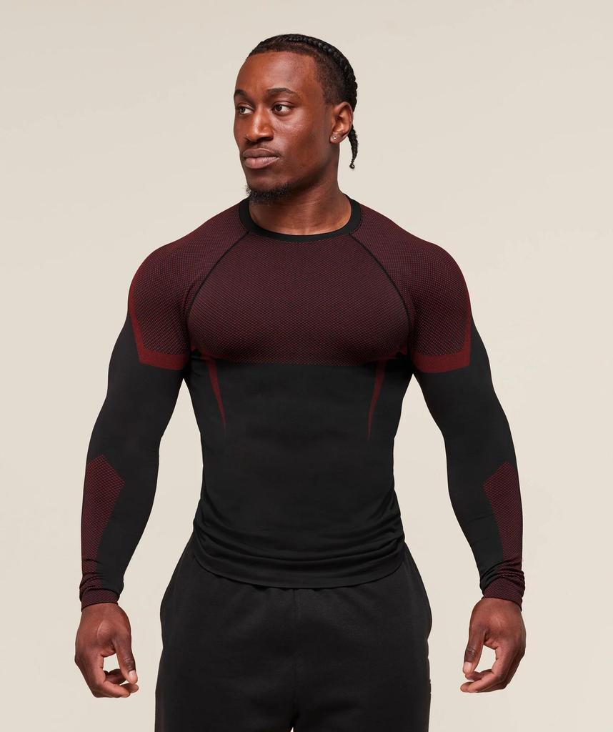GYMSHARK Breathable Long Sleeve Running Top