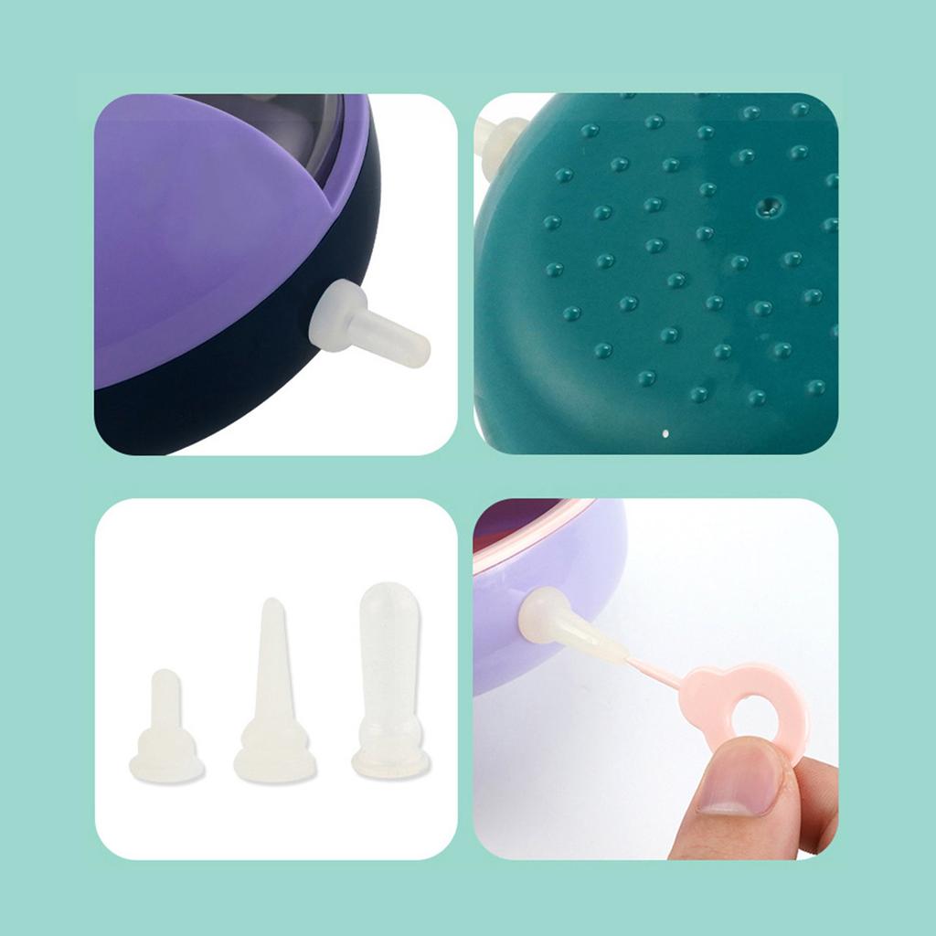 Distribuitor Lapte Animal de Companie Bol Hrănire Câini Pisici pentru Fătare Animale Mici 4 Tetine