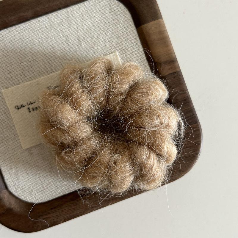 Telephone Wire Elastic Hair Rubber Bands Wool Spiral Hair Ties Rings Women Plush Ponytail Holder Tie Hair Hoop Hair Accessories