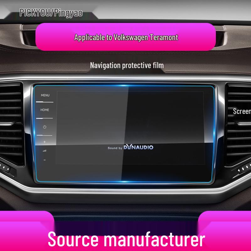 Volkswagen Teramont 25 Folia Ochronna Hartowana do Nawigacji - Ochrona Oczu i Światła Niebieskiego na Panel Instrumentów i Konsolę Środkową.