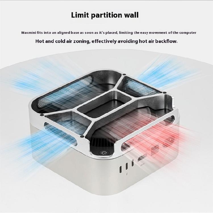 Desktop Stand For Mini Computer Devices Heatsink Bracket Aluminum Frame Dustproof Structure Efficient Cooling