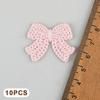 10Pcs 3.6Cm Embroidered Bow Tie Scrapbooking Diy Sewing On Patches Home Decoration Accessories Ornament Supplies