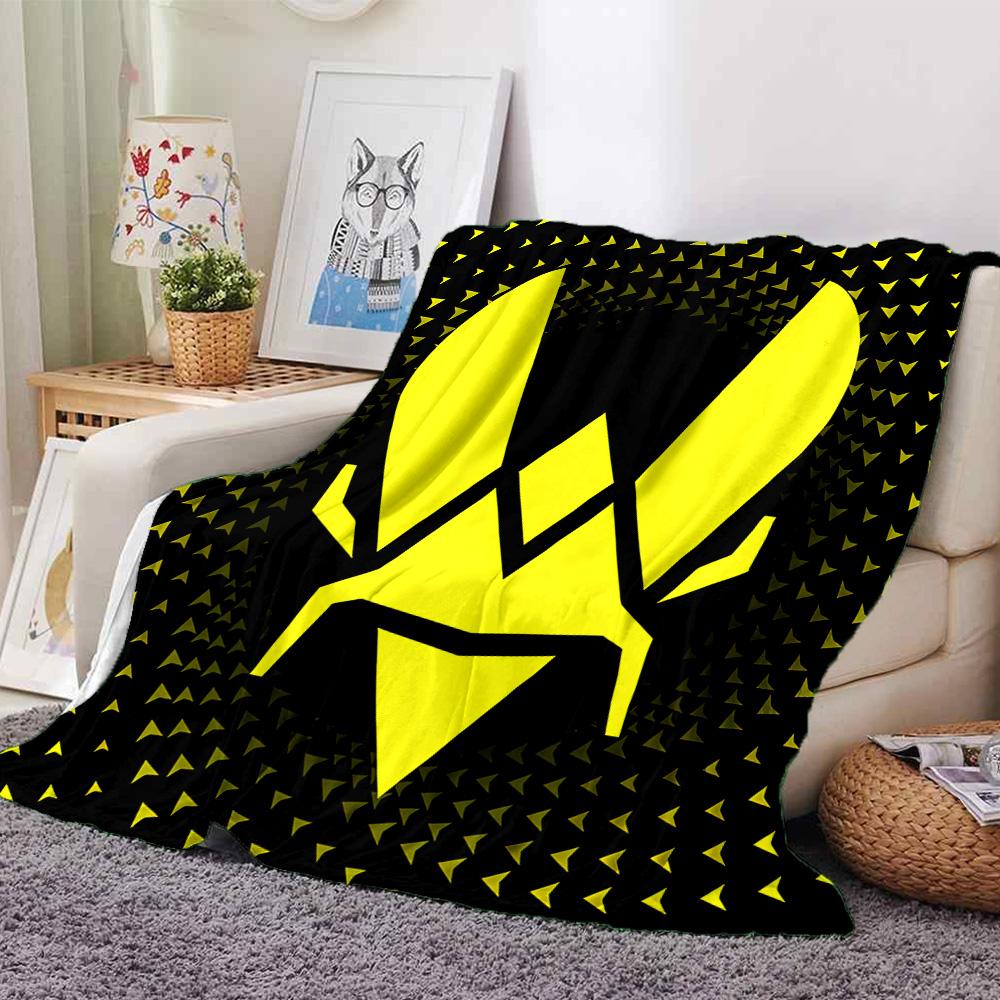 1pc Blanket - logo Team Vitality Print Design,Lightweight Blanket for Sofa,Bed- Soft &Warm,Gift for All Seasons