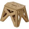 KQQK Folding Chair Outdoor Dark Gray Compact Step Stool Tool Plain Ladder Children Adults Lightweight Storage Convenient One-Touch Portable Travel Gap