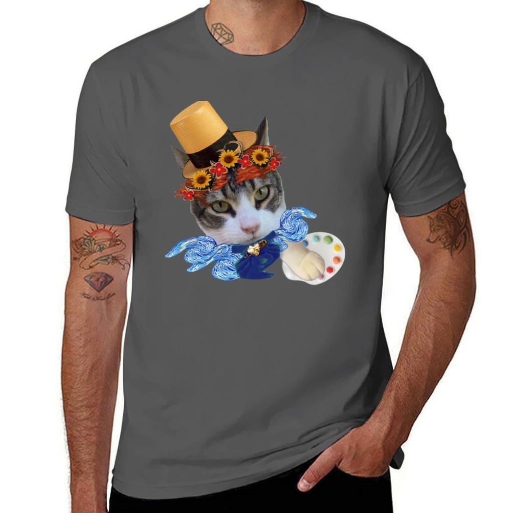 Cutout Shape Ernie Paints Perfect T-Shirt Cotton Tshirt 100% Man T Shirt Graphic T-Shirt