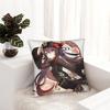 Soft Genshin Impact Hu Tao Pillowcase Polyester Cushion Cover Gift Anime Game Cartoon Pillow Case Cover Car Zipper