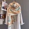 Autumn and Winter Travel Warm Cashmere Shawl Scarf Fashion Women Luxury Print Pashmina Blanket Wraps Female Poncho Bufanda