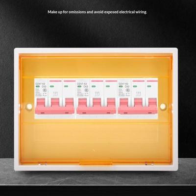 Pz30 Plastic Distribution Box Cover Transparent Protective Panel For Household Circuit Breaker Box