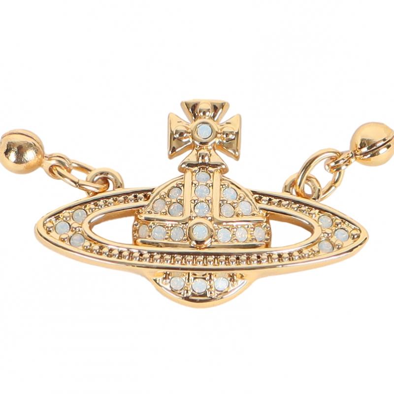 Vivienne WeStwood 25SS Dámský Zlatý Síťovaný Choker S 6303002f 02r821