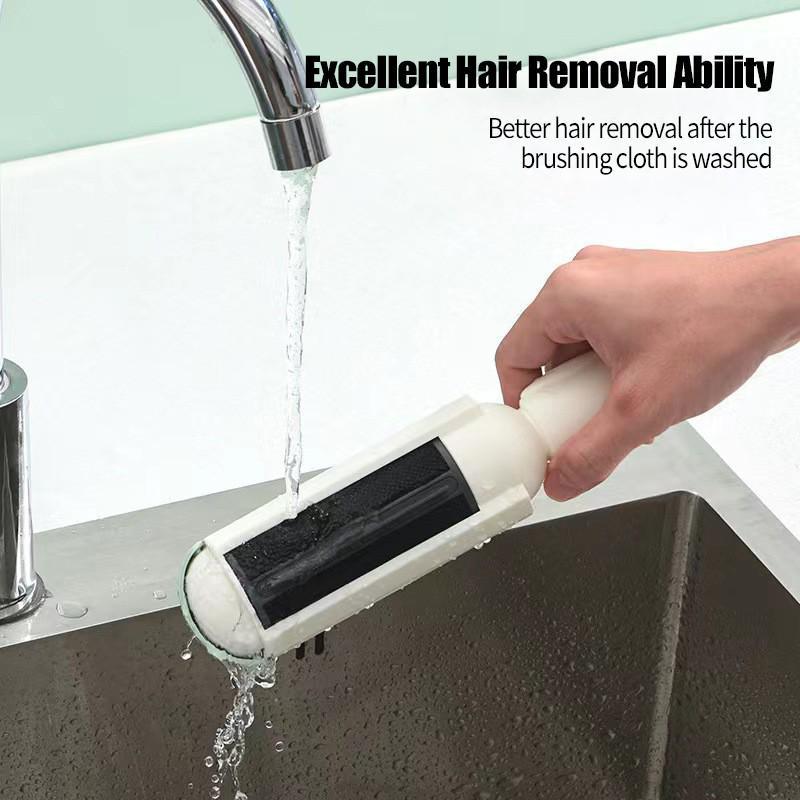 Double Sided Fur Remover Clothing Lint Dust Coat Sticky Remove Brush Washable Pets Hair Cleaner Household Tool