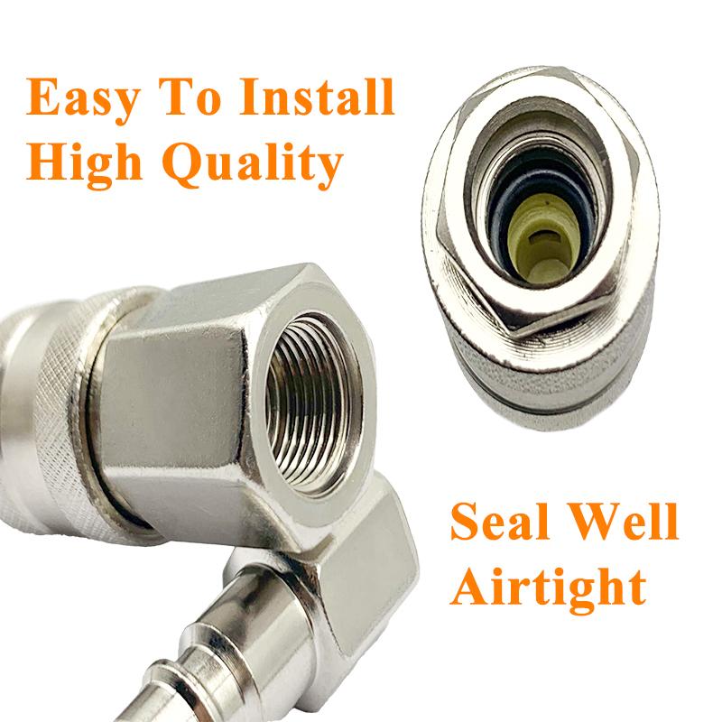 EU Luftschlauchkupplungen Kupplung Kompressorzubehör Schnellkupplung Europäischer Standard Pneumatikverbinder Schnellkupplungen