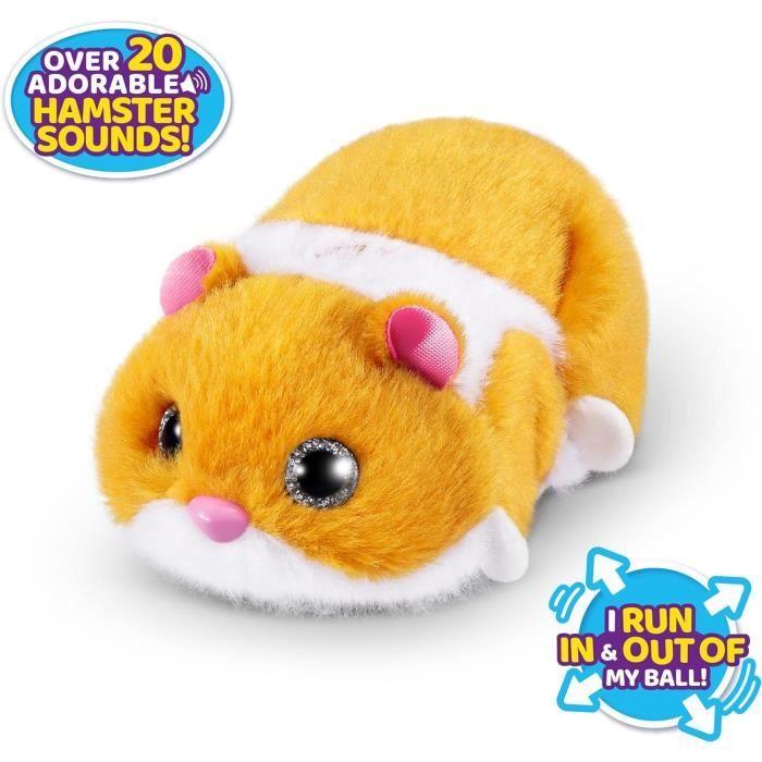 Animal électronique - Pets Alive - Hamster Mania - Orange - 20+ Sons interactifs - Petit