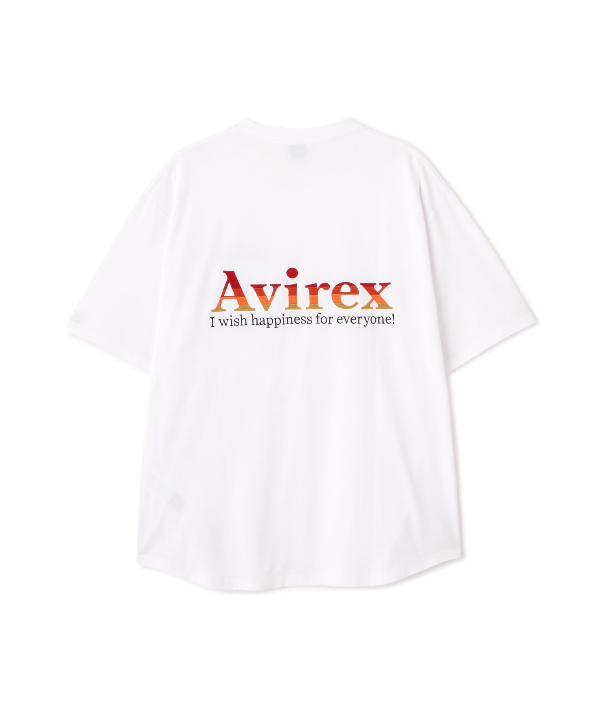 

AVIREX GRADATION EMBROIDERY LOGO T-SHIRT Men s XL 030 white 783-4134096