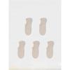 5 Pairs of Female Summer Cotton Ultra Thin Breathable Can Not Fall Off with Anti Odor Sweat Absorption Mesh Invisible Socks