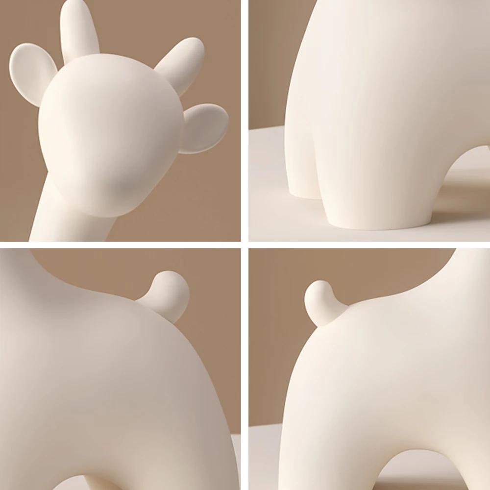 Nordische exquisite Hirschstatue, Wohnzimmer, Büro, Skulptur, Heimornamente, Zubehör, Figuren, Hochzeitsgeschenk, Desktop-Dekoration