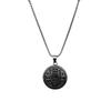 Pendant Flower Disc Shape Unisex Retro Hip Hop Necklace
