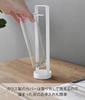 Yamazaki Tower Incense Stand with Ash Spill Prevention X X 10013 Cover, White, W7.2 D7.2 H28cm, Glass,