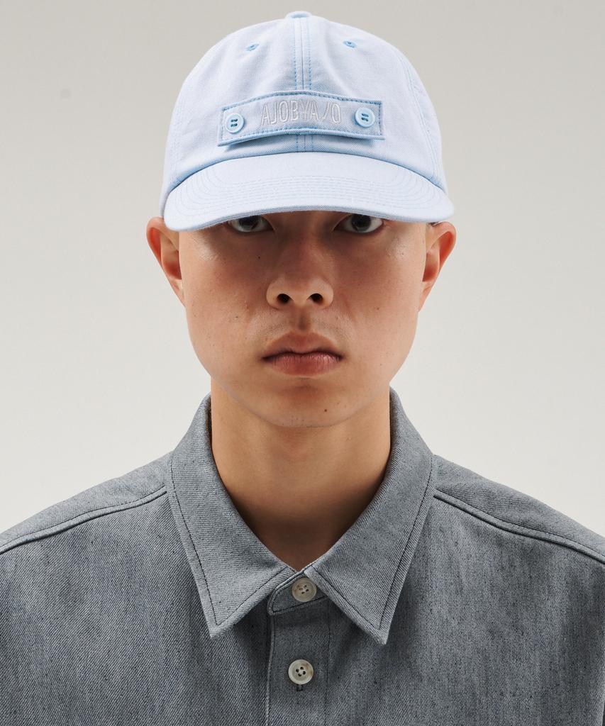 AJOBYAJO Logo Oxford Cap [Sky Blue]