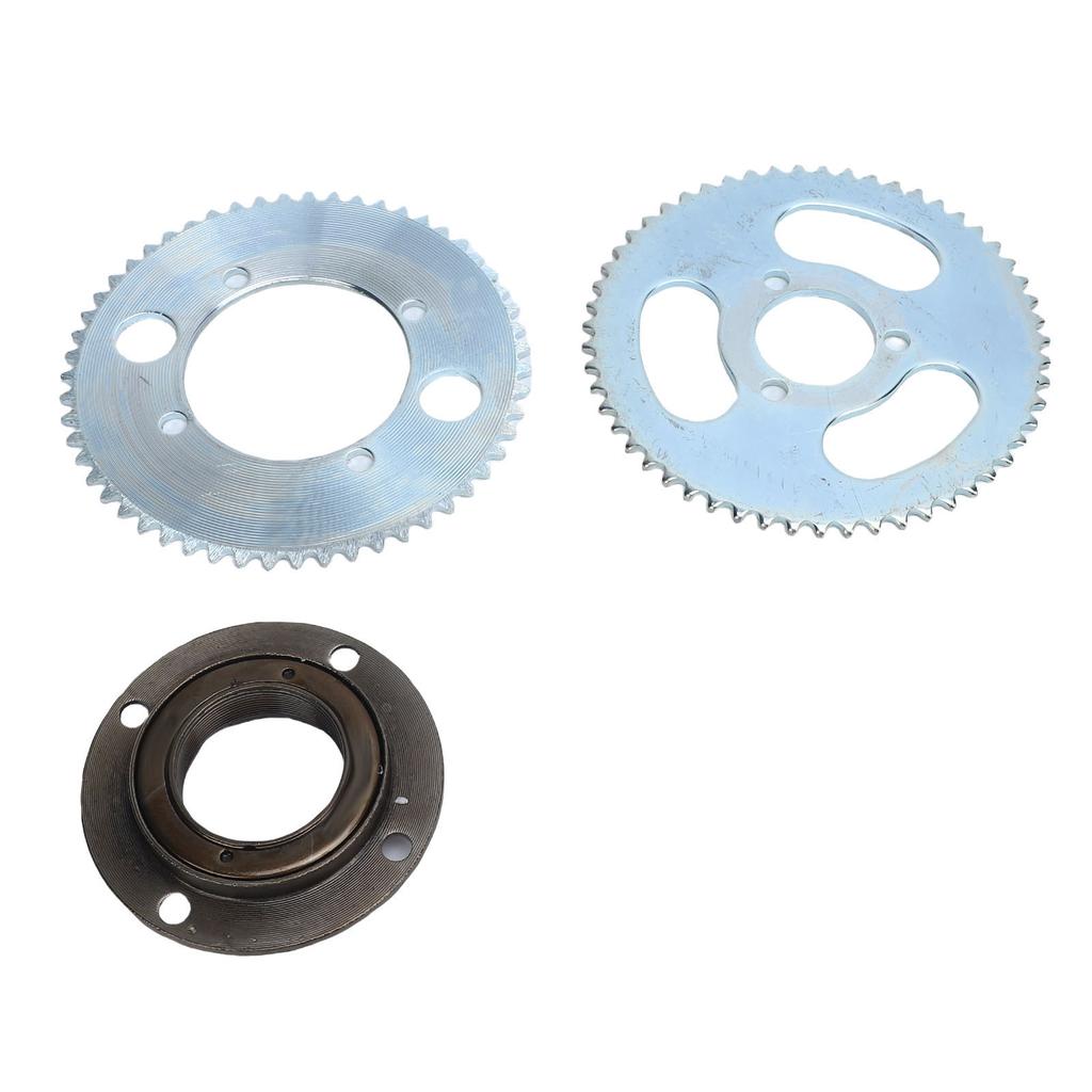 Bike Sprocket Freewheel Set High Toughness Steel 4 Hole and 3 Hole Wheel Sprockets and Toothless Speed Freewheel