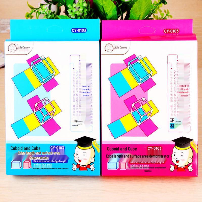 Fifth Grade Rectangular Prism Surface Area and Volume Teaching Aid 13 x 15.8 cm
