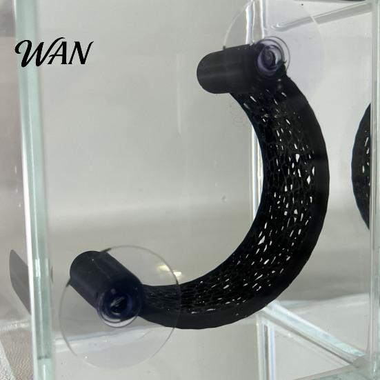 Fish Resting Place For Sick Rest Area, Aquarium Recovery Platform with Smooth Edges, Ledge With Suction Cup High-Load Breathable Mesh Surface