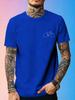 T-shirt Unisex Semplice Linea Singola Stampa Bici sul Petto Cotone Girocollo Manica Corta Amante del Ciclismo Casual Estiva Quotidiana Top Base