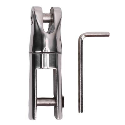 Boat Swivel Connector Marine Grade 316 Stainless Steel 2 Sections Heavy Duty Boat Rotating Connector for 6 8mm Chains